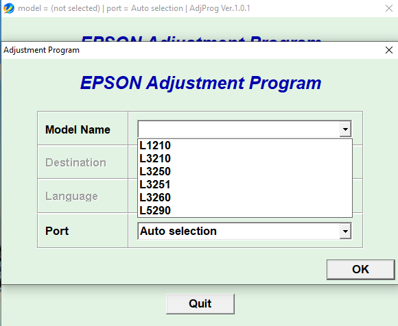 Adjustment Program Epson L3210, L52...